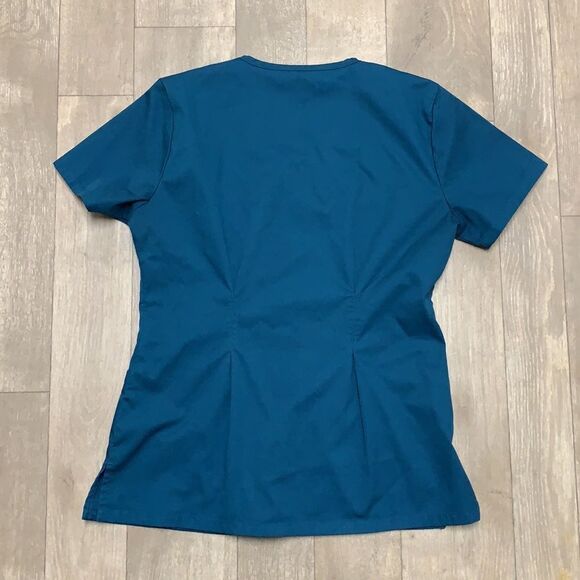 Womens Cherokee LUXE V-Neck Nursing Scrub Shirt - Picture 2 of 5